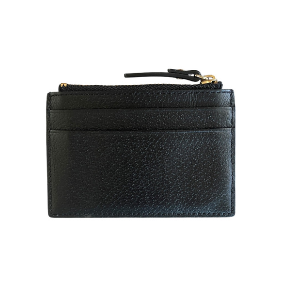 KATE SPADE Grove Street Adi Black Leather Essential Card Holder Zip Wallet NWOT - Picture 2 of 7